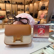 Hermes Constance 19 gold ghw  金棕金扣 C19 金金 mini Constance