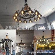 Bartending Lamp Coffee Clothing Store Industrial Style Retro Living Room Western Dining Net Iron Art