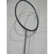 raket badminton maxbolt black new original - terpasang senar black