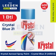 Krystal Aerosol Paint - Crystal Blue 21 (400ml / Can) by Leeden Online Store