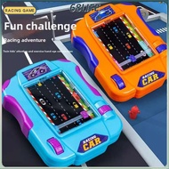 [M'sia Stock] Handheld Fun Race Car Game for Kids Racing Through Adventure Palm Game Toys Simulate D