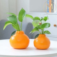 大橘大利水果造型陶瓷花瓶
