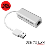 Usb 2.0 Ethernet lan RJ45 Network Adapter แปลงเป็นช่องต่อสาย Lan