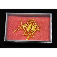 Takrut Thongkam 纯金符管（999.9%） 2533Be - 2536Be Lp Koon ，Wat Bangrai