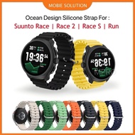 Strap for Suunto Race 2 , Suunto Race , Suunto Race S , Suunto Run Ocean Styles Design Strap