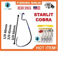 Starlit Cobra Jighead 5g 7g 10g Starlit Fishing Hook Soft Plastic Hook SP Hook Mata Kail Starlit Mat