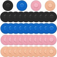 SDUSEIO 40 Packs Freestyle Libre 2/3 Sensor Covers Waterproof Adhesive Patches Tape Sensor Protection for Swimming Sports,Pink+Blue+Black
