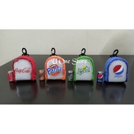 Creative Coca Cola Pepsi Sprite Fanta Transparent Mini Storage Bag Coins Bag
