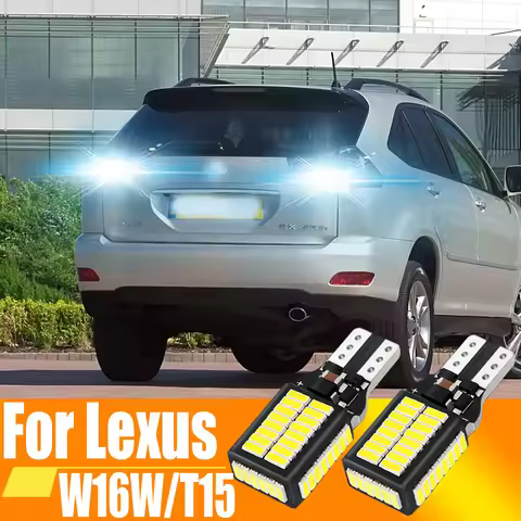 2pcs LED Backup Light Bulb Reverse Lamp W16W T15 921 Canbus For Lexus RX400H RX350 RX450H RX450HL RC