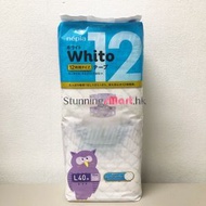 nepia Genki! - [日本製造] Whito 極致親膚吸收嬰兒紙尿片大碼 L40片 #妮飄 #12小時 [平行進口]