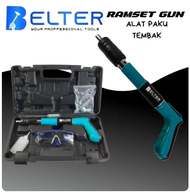 Ramset Nail Gun Pistol Alat Paku Baja Manual Rivet Tufting Nail Gun Beton Paku Tembak Manual Rivet