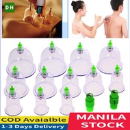 Original 12PCS Ventosa Set Glass Cupping THerapy Body Relaxation Massage Set Jars Fire Cupping Vacuu