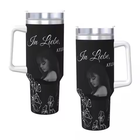 Stainless Steel Tumbler Ayliva In Liebe Flower Thermal Mug Keep Heat Hot Drinks Mugs Cup Beach Custo