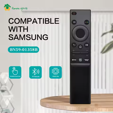 BN59-01358B TV Remote Control For Samsung TV Remote Controls QLED Smart Series with Rakuten Netflix 