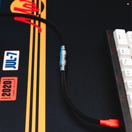 Type C Yc8 Aviator Keyboard Cable Double Sleeve Techflex