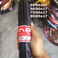 MOTORCYCLE TIRE TAYAR MOTOR TUBE TYPE 50/85x17 60/90x17 70/90x17 80/90x17
