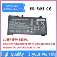 RE03XL Battery For HP ProBook 445R 440 455R 450 G6 Zhan 66 Pro 14 15 G2 G3 HSTNN-DB9A OB1C L32407-AC
