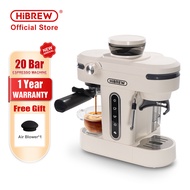 เครื่องชงกาแฟ20Bar HiBREW แบบ2 In 1กึ่งเครื่องทำกาแฟอัตโนมัติลาเต้และนมคาปูชิโน Frother บาริสต้าโปรส