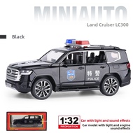 Police Replica LC300 Metal Toy Car