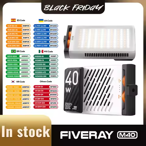 ZHIYUN Official FIVERAY M40 40W Led Lights Pocket Light Photo Video Lamp Handheld Fill Light Photogr