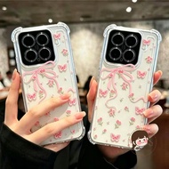 Fashion Pink Butterfly Flowers Phone Case For Vivo Y78T Y75S Y73 Y73T Y71T Y70 2020 Y56 Y52 Y11 2023