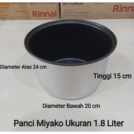 Rice Cooker Pot/Magic Com MIYAKO 1.8 Liter Capacity