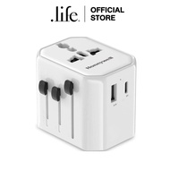 Honeywell Universal World Travel Adapter 12 Watt White by Dotlife