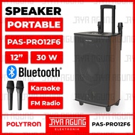 Speaker Portable 12 Inch Bluetooth Karaoke Aktif POLYTRON PASPRO 12F6