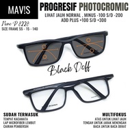 Progressive plus photochromic road reading glasses (Normal -025 to -200 Add +100 to +300) Nuno Sport