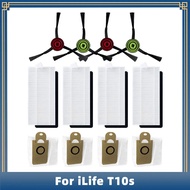 Compatible For ILIFE T10s LDS Vacuum Cleaner Robot Replacement Spare Parts Accessories Main Side Bru