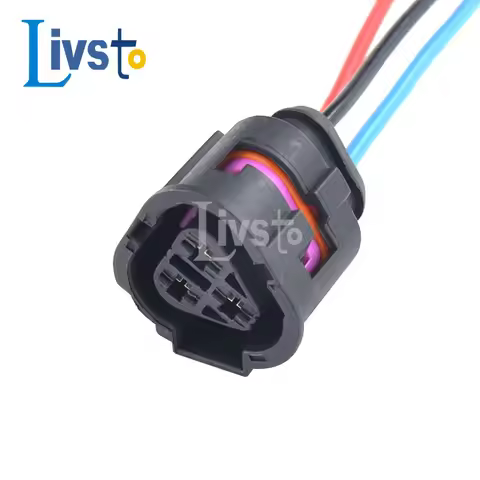 3 Way Plug Coolant Rad Sensor Pigtail Jetta Golf MK4 Waterproof Auto Wire Harness Connector 1J097320