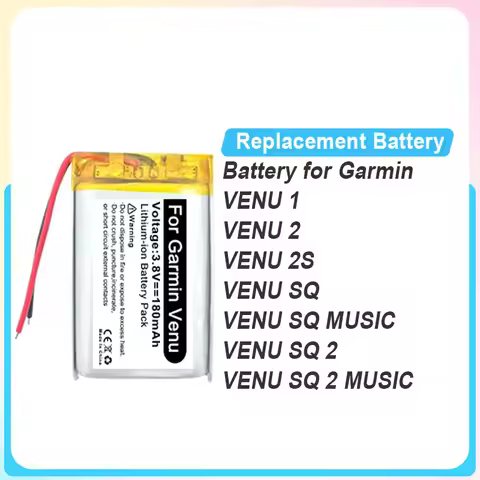Replacement Battery for GARMIN VENU 1 2 2S SQ MUSIC VENU2 361-00139-10 361-00086-12 361-00136-10 Spo