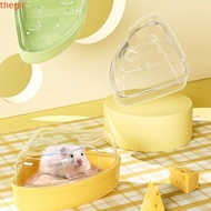 THEGIRL8B Hamster Sand Bath Box, Transparent Escape-Proof Pet Bath Container, Rat Bathing Basin Anti