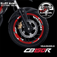 (COD) CUTTING STICKER CB150R RIM - HONDA CB150R 22 TIRE VARIATION LIST STICKER