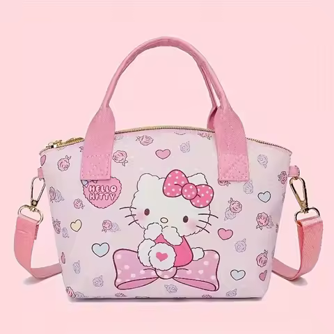 Wallet Card Bag Kuromi Kawaii Backpack My Melody Schoolbag Hello Kitty Handbag Cinnamoroll Crossbody