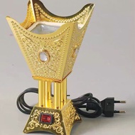 【Fast shipping】bukhoor burner Electric Bakhoor Mabkhara 2 Pin Plug/ 3 COLORS Incense Burner Metal, B