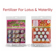 Fertilizer For Lotus & Water Lily Thailand |莲花肥料| Baja Bunga Teratai