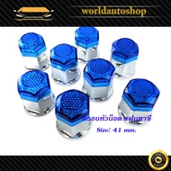 Fancy Nut Cover Size NO.41 Blue Wheel Truck .41 mm 1 Set 8 Pieces