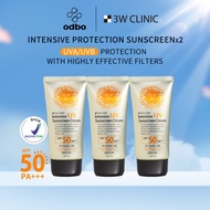 [Sunscreen 3pcs] [BPOM]ODBO X 3W Clinic Intensive UV Sunscreen Cream SPF 50+ PA+++70ml Original Sunscreen Sun Cream Korea Sun Block Intensive UV With UVA/UVB Protection Sunblock Face