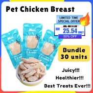 [Bulk Order 30 pcs] Pet Snack Masti Chicken Breast Cat Treat snacks 40g boiled Ayam Dada Kucing maka