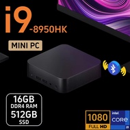 Mini computer Intel i9-8950HK Windows 11 Professional Edition 16GB RAM 1/2TB Solid State Drive WiFi6