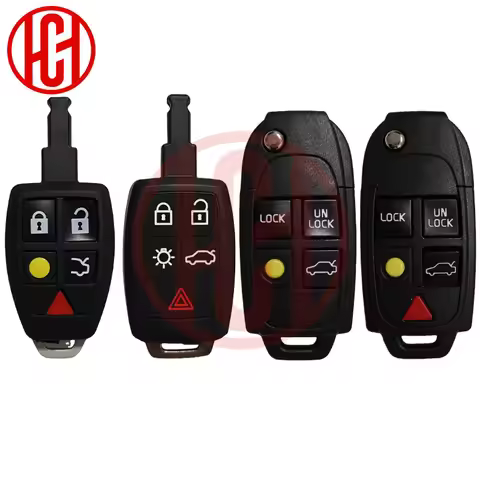 4/5 Buttons Smart Remote Car Key Shell Case Cover For Volvo XC70 XC90 V40 V50 V70 V90 C30 C70 C70 S6