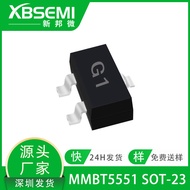 Transistor Pelekap Permukaan MMBT5551 2N5551 SOT-23 Skrin Sutera G1 NPN Transistor Transistor Bipola