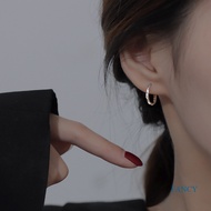 925 Sterling Silver Twist Hoop Earring For Women Wedding Fine Silver Earring Jewelry Gift