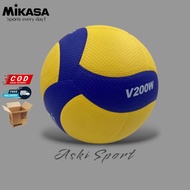 Mikasa V200W Volley Ball MIKASA V200W Size 5 Extra Free