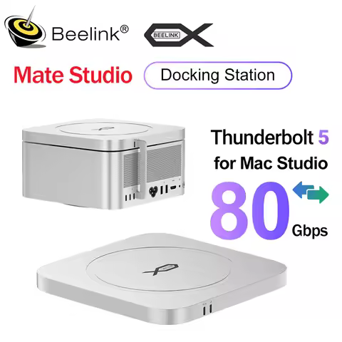 Beelink EX Mate Studio A Docking Station Thunderbolt5 SSD Enclosure for Mac Studio All MINI PC Deskt