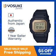 CASIO G-SHOCK GMD-S5600-1 Slim Casual Simple Calendar Gold Black Wrist Watch For Woman from YOSUKI JAPAN / GMD-S5600-1 (  GMD S5600 1 GMDS56001 GMD-S GMD-S560 GMD-S5600 GMD S5600 GMDS5600 )