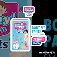 Pampers BABY HAPPY BODY FIT PANTS BABY Diap PANTS XL26