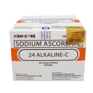 24 ALKALINE-C [Sodium Ascorbate] Non-Acidic Vitamin C / EMCORE Original / FREE SHIPPING