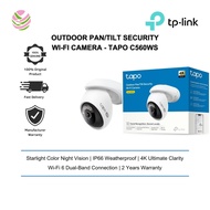 TP-Link Outdoor Pan/Tilt Security Wi-Fi Camera Wi-Fi 6 Dual-Band Connection - Tapo C560WS